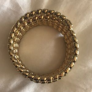 Gold Spring Bracelet